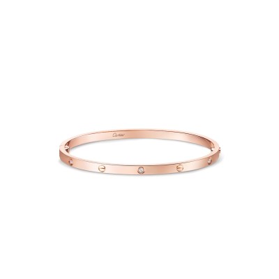 CARTIER LOVE BRACELET, SMALL MODEL, 6 DIAMONDS B6079317